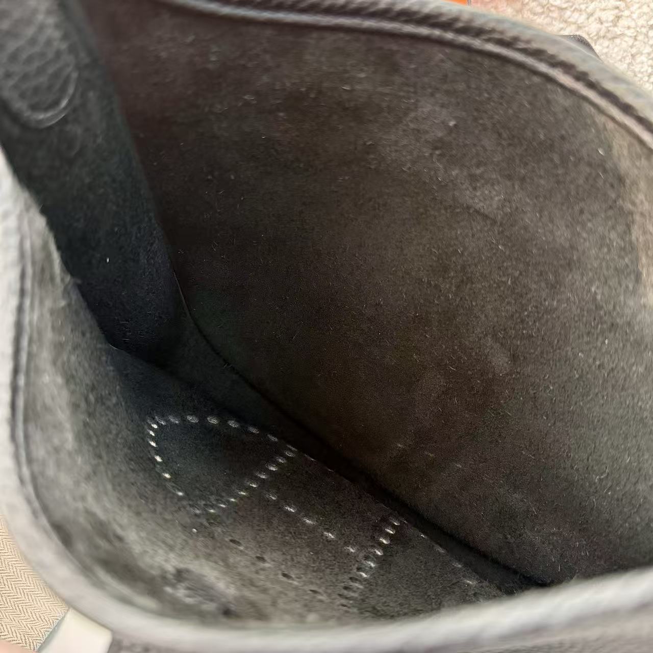 Hermes 2026 Evelyn 23 Bag Black Epsom Leather