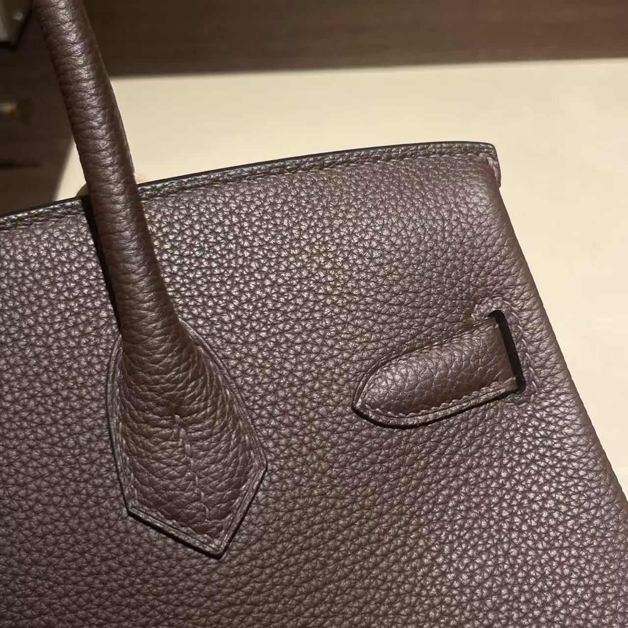 Hermes 2026 Birkin Bag Chocolate Brown Togo Leather Gold Hardware
