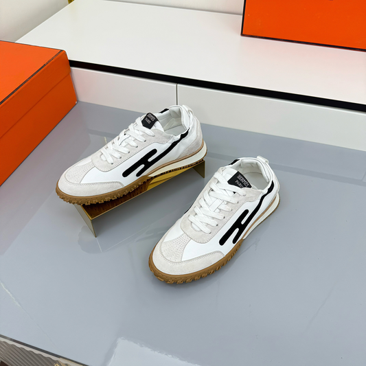 HM 2026 Casual Sneakers Beige White Suede 667357