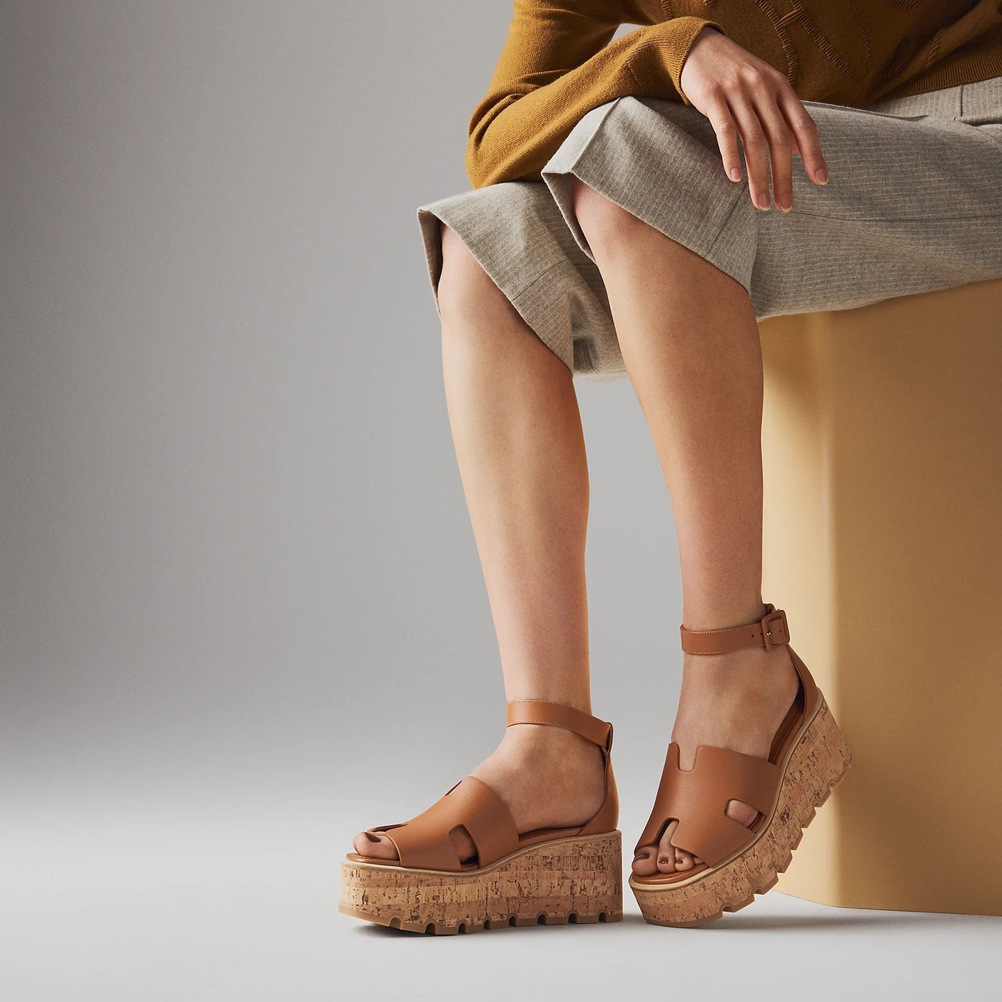 Hermes 2026 Luce 30 Sandal Brown Calfskin