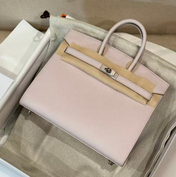 Hermes 2026 Birkin Bag 25cm Light Pink Epsom Leather