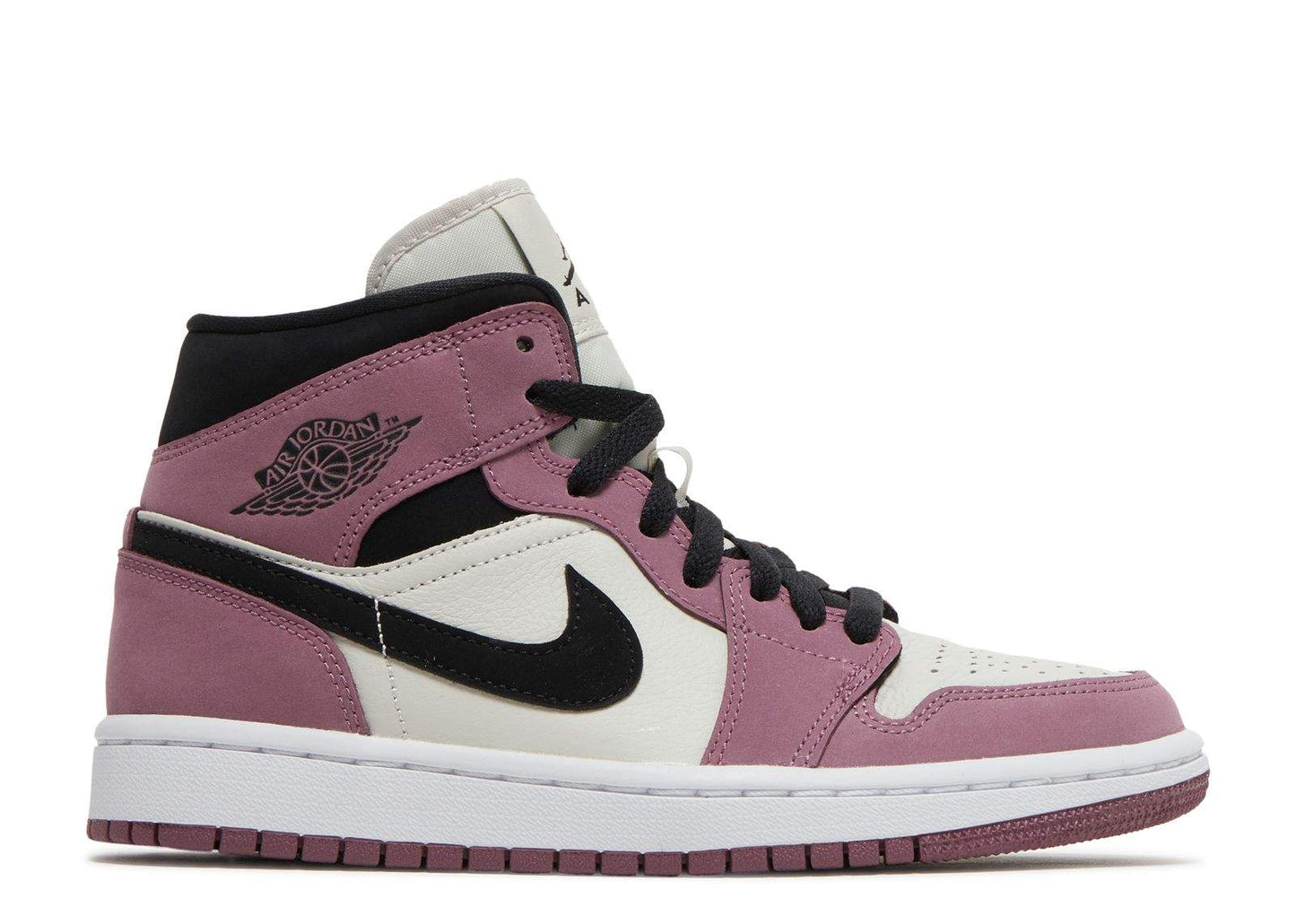Air Jordan 1 Mid SE ‘Berry Pink’ Revered Footwear Sneakers - All-Day Comfort