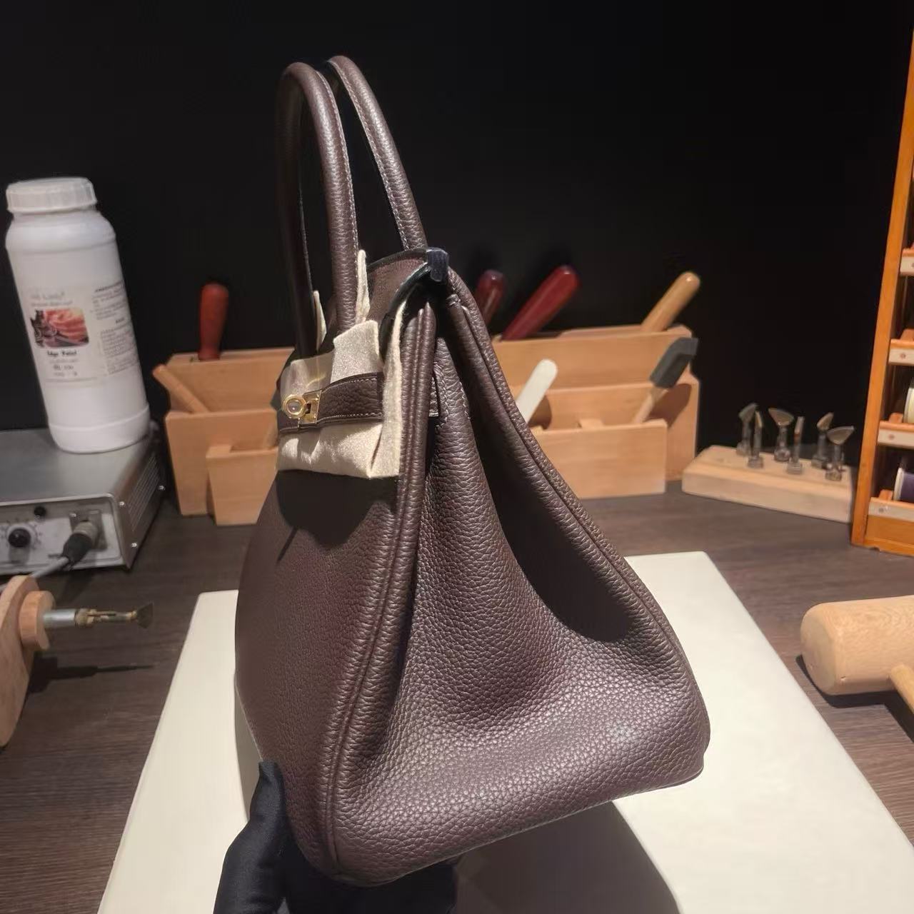 Hermes 2026 Birkin Bag Chocolate Brown Togo Leather Gold Hardware