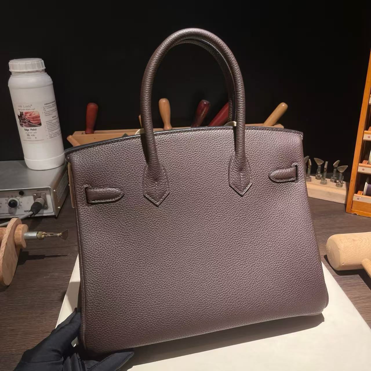 Hermes 2026 Birkin Bag Chocolate Brown Togo Leather Gold Hardware