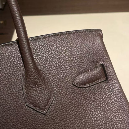 Hermes 2026 Birkin Bag Chocolate Brown Togo Leather Gold Hardware