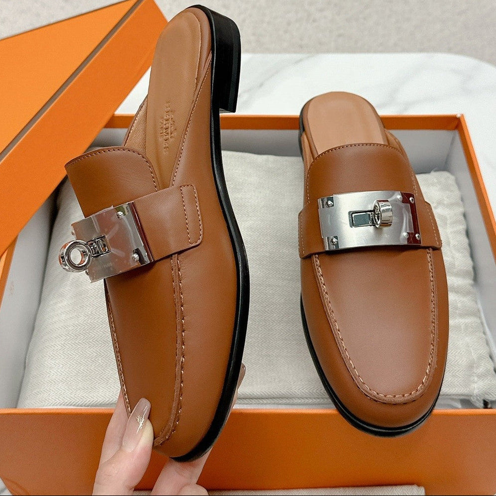 HM 2026 Mule Calfskin Suede 859384