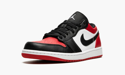 Air Jordan 1 Low Bred Toe Sneakers - Collector's Edition