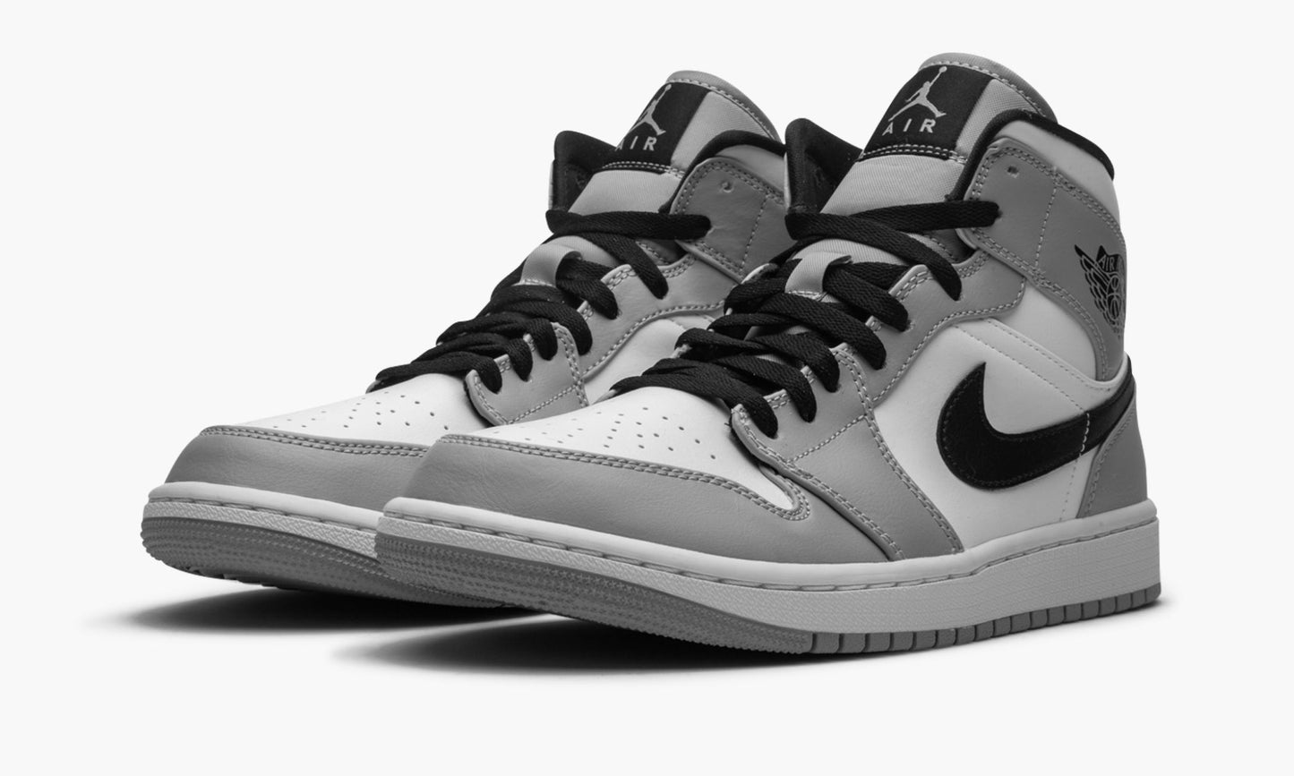 Air Jordan 1 Mid “Light Smoke Grey” Sneakers - Court Icon