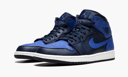 Air Jordan 1 Mid Obsidian Royal Sneakers - Fresh Drop | New Arrival