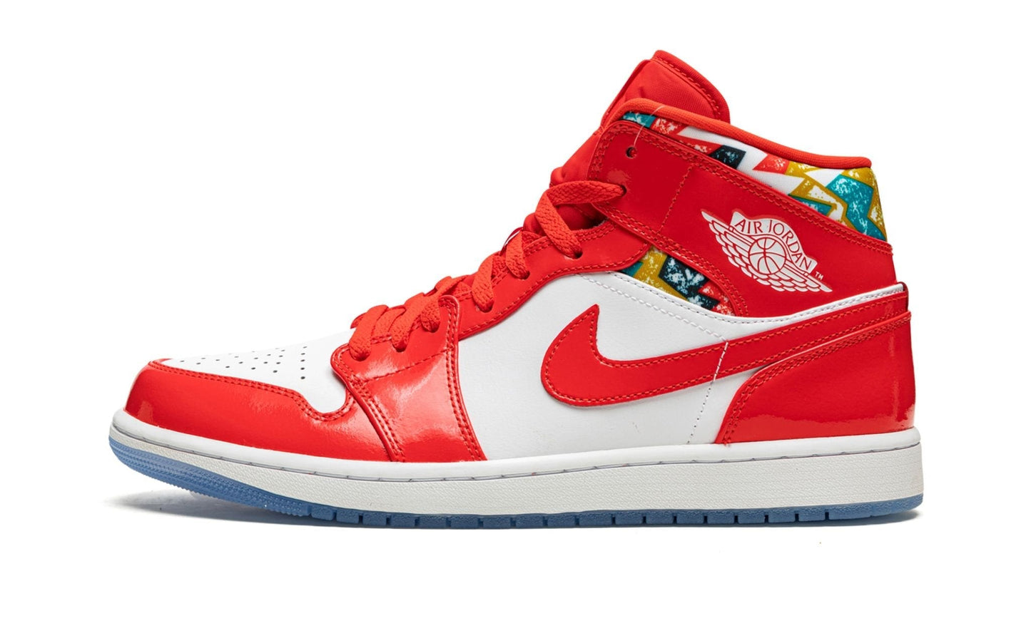 Air Jordan 1 MID SE “Barcelona Sweater” Sneakers - Legend Status
