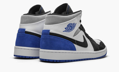 Air Jordan 1 Mid SE Game Royal Black Toe Sneakers - Court Classic