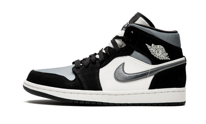 Air Jordan 1 Mid SE Satin Grey Sneakers - Vintage Inspired