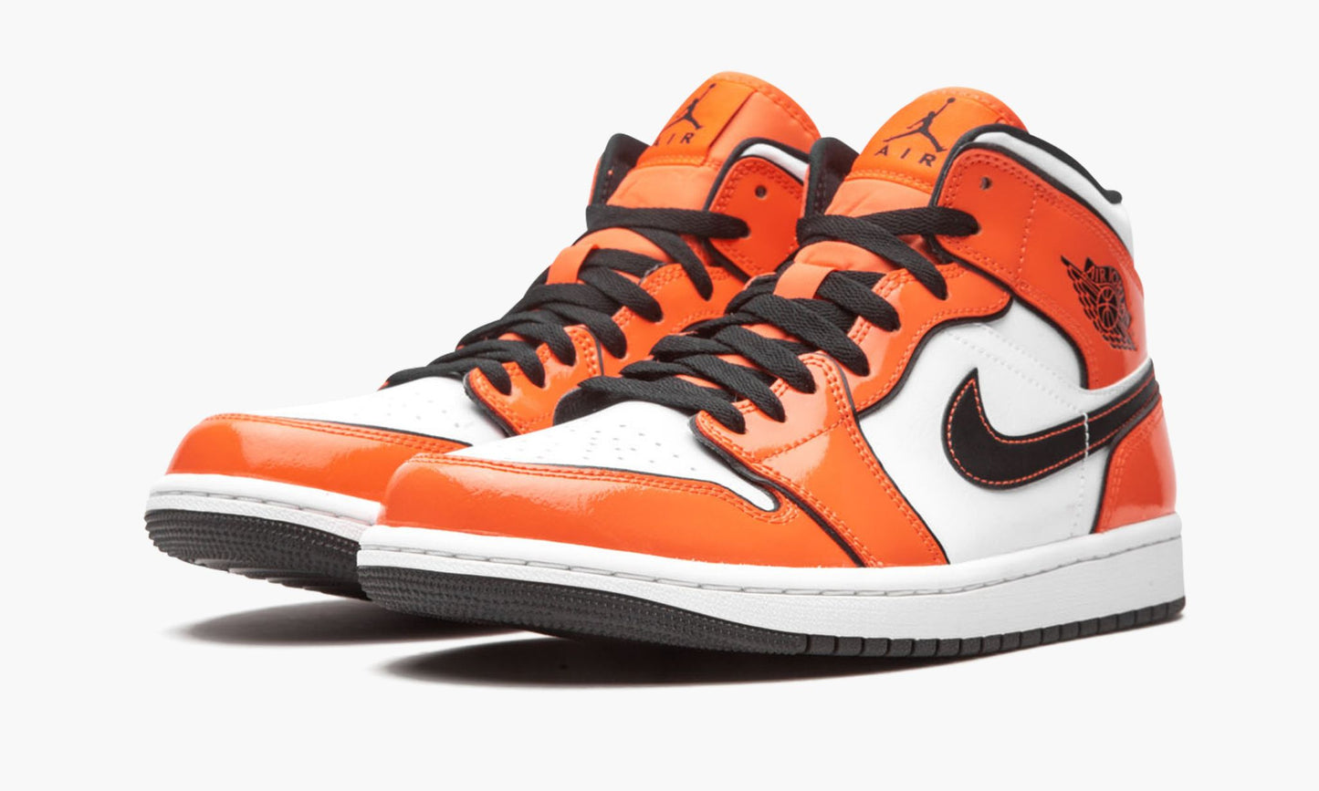 Air Jordan 1 Mid SE Turf Orange Sneakers - Limited Edition