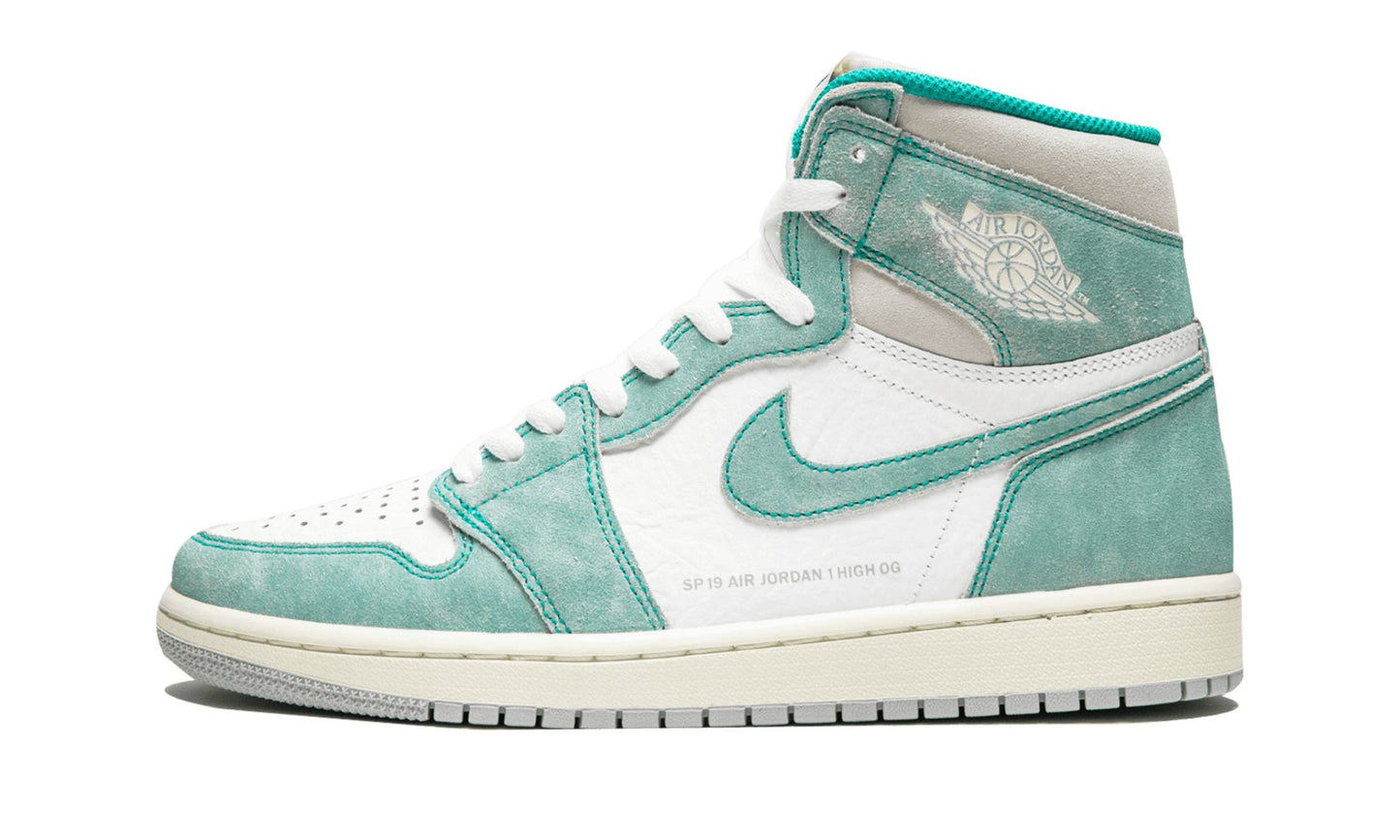Air Jordan 1 Retro High OG Turbo Green Sneakers - Hall of Fame