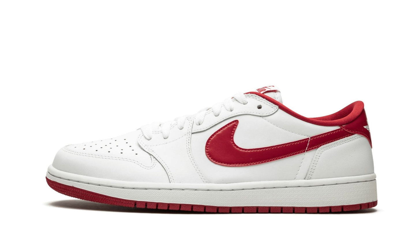 Air Jordan 1 Retro Low OG “White / Varsity Red” Sneakers - Legend Status