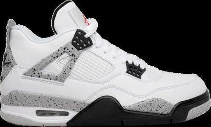 Air Jordan 4 Retro OG White Cement 840606 Sneakers - Signature Series
