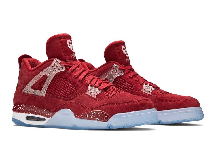 Air Jordan 4 Retro Oklahoma Sooners Sneakers - Archive Edition