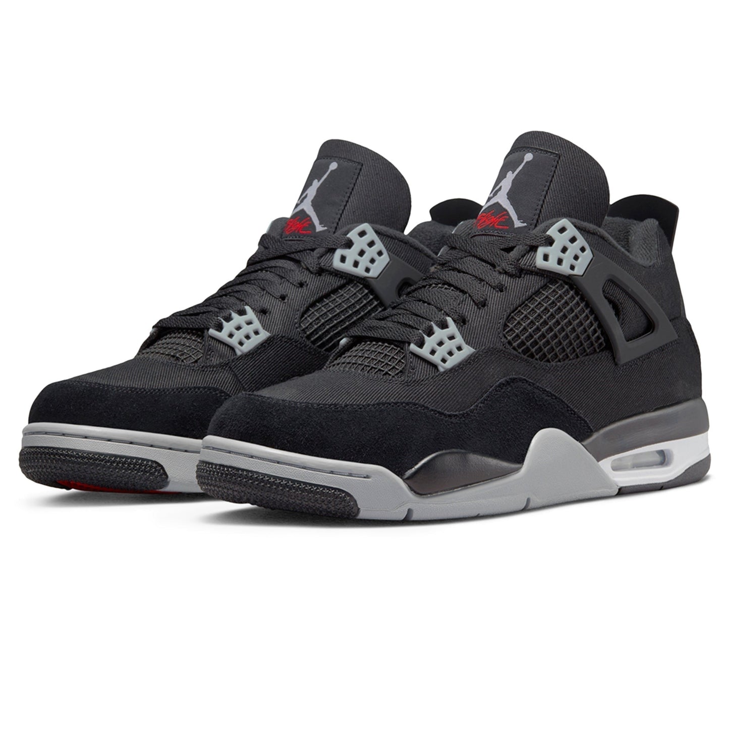 Air Jordan 4 Retro SE Black Canvas Sneakers - Heritage Edition