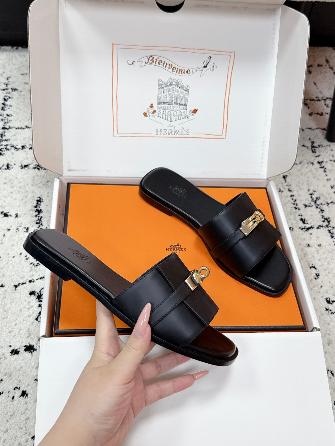 Hermes 2026 Giulia Sandal Calfskin