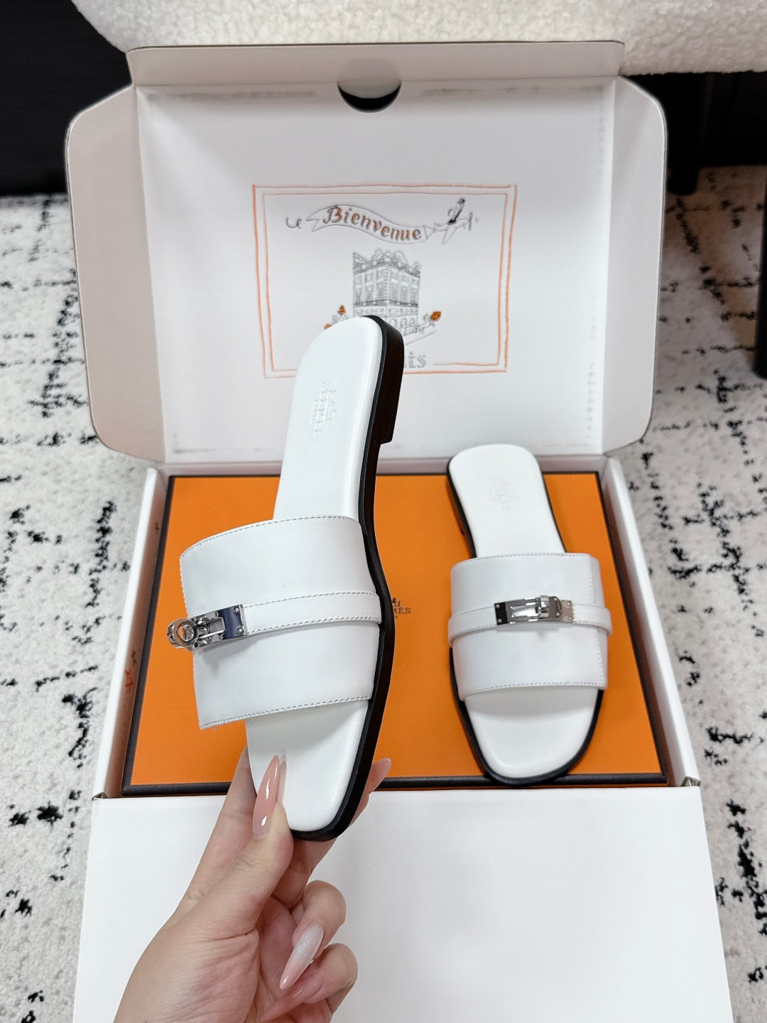 Hermes 2026 Giulia Sandal Calfskin