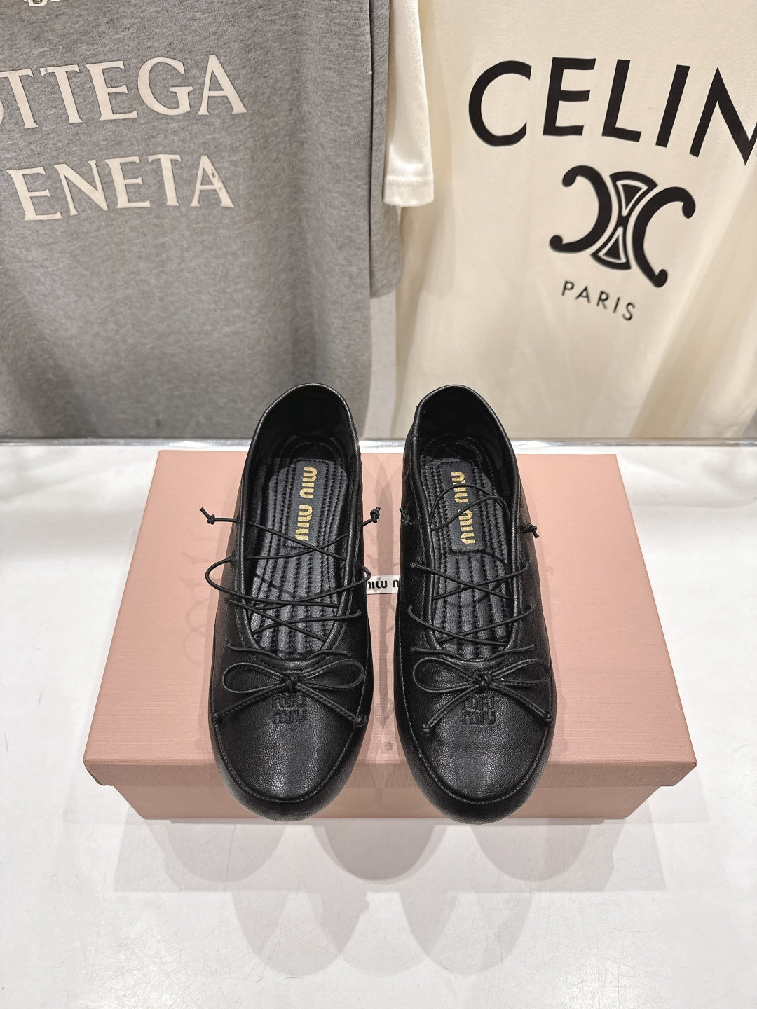 Miumiu 26ss Fairy Style Ballet Flats Sheepskin