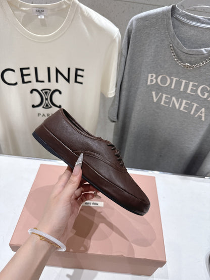 Miumiu 26ss Mary Jane Flat Sheepskin 713119