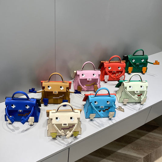 Hermes 2026 Kelly Doll Picto Bag Swift Leather 219883