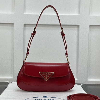 Prada 2026 Shoulder Bag 24cm Patent Leather