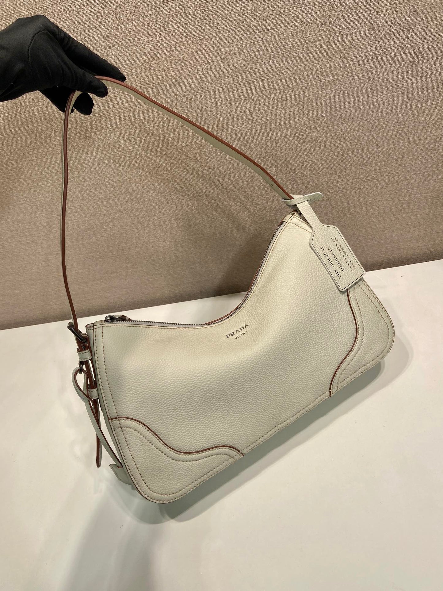 Prada 2026 Aimée Bag 36cm Grained Leather 282667
