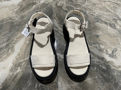 Prada 2026 Monolith Sandal Multicolor Fabric Leather 715509