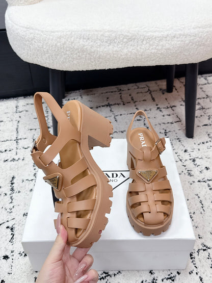 Prada 2026 Monolith Sandals 90mm Rubber 769827