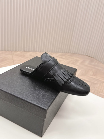 PRA 26S Mule Black Calfskin 600593