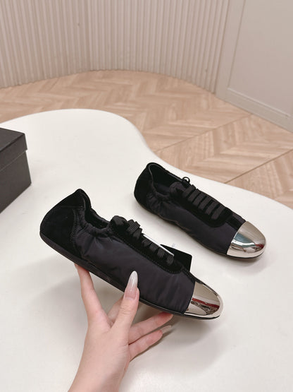 PRA 26S Mary Jane Black Sliver Canvas 600628