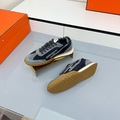 HM 2026 Casual Sneakers Navy Blue Suede 667358
