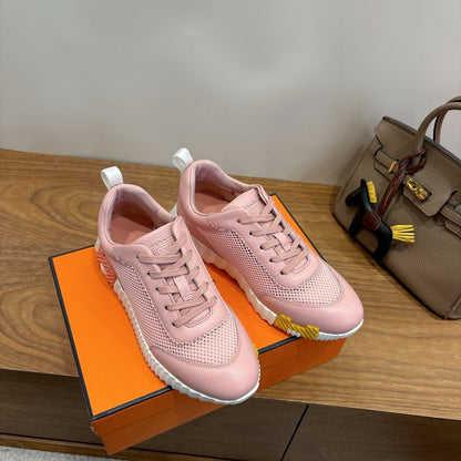 HM 26ss Sneakers Pink Leather 638568
