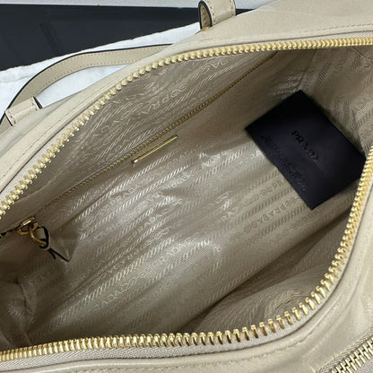 Prada 2026 Dangle Medium Shoulder Bag 30cm Patent Calfskin