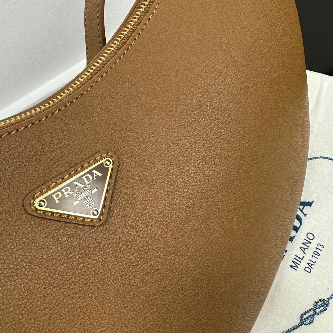 Prada 2026 Arque Shoulder Bag 35cm Calfskin