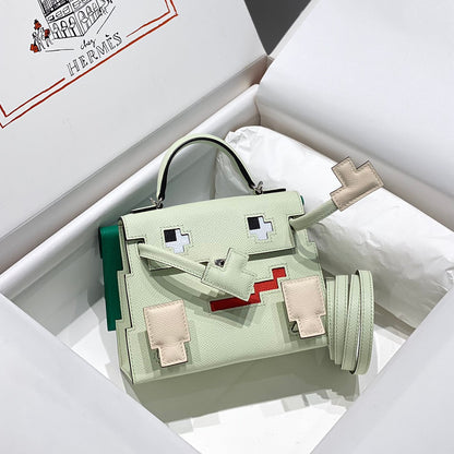 Hermes 2026 Kelly Doll Picto Bag Swift Leather 219883