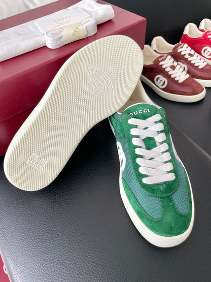 GG 26 Sneaker Green Suede Sheepskin 632810
