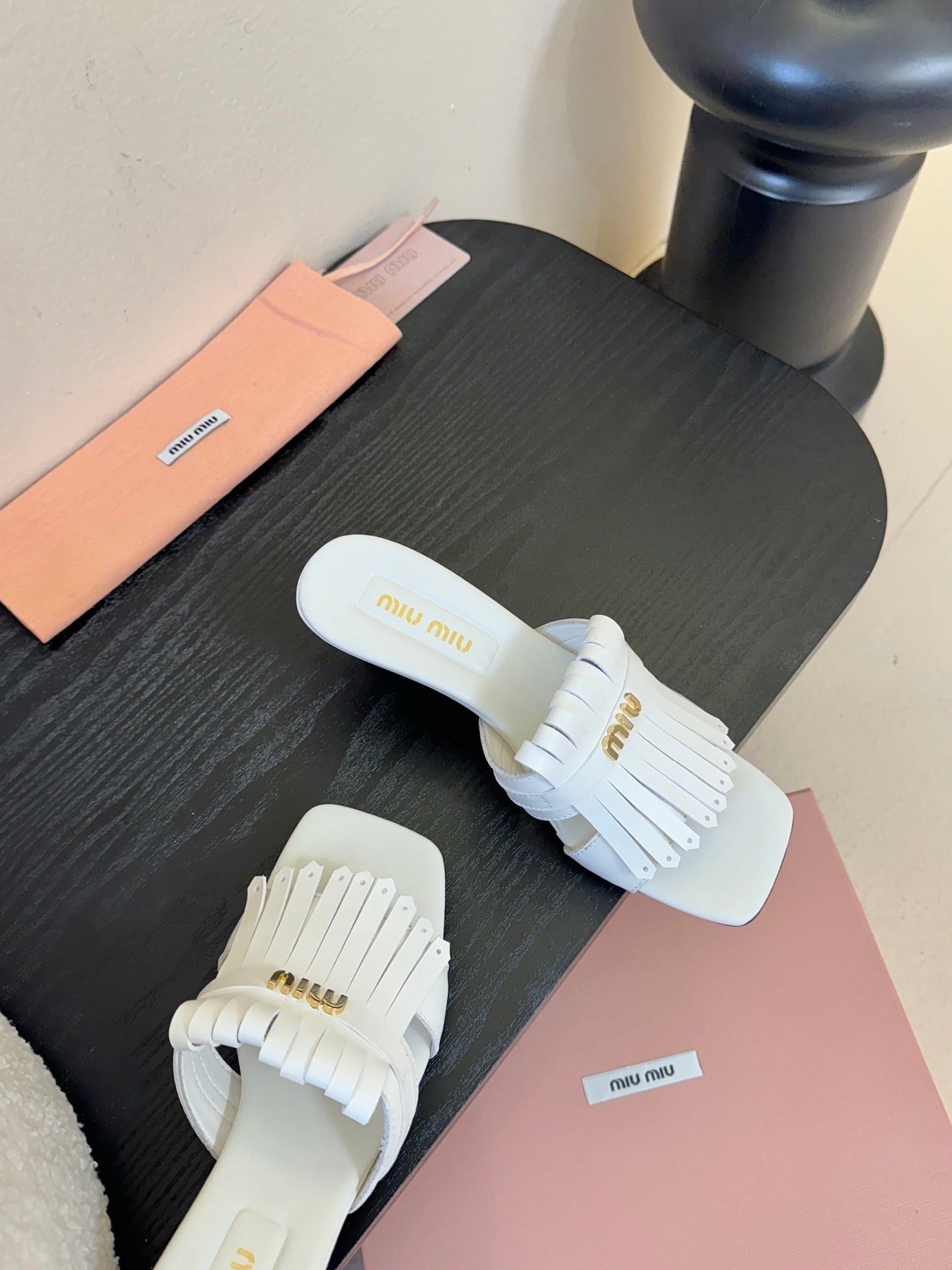 MIU 26ss High Heel Sandals 50 Sheepskin 627358