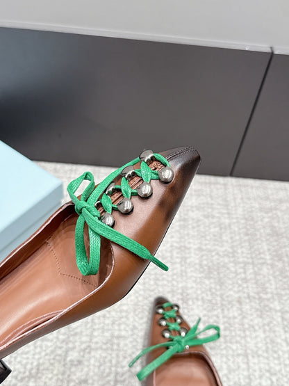 Prada 2026 Slingback 55mm Cowhide 855733