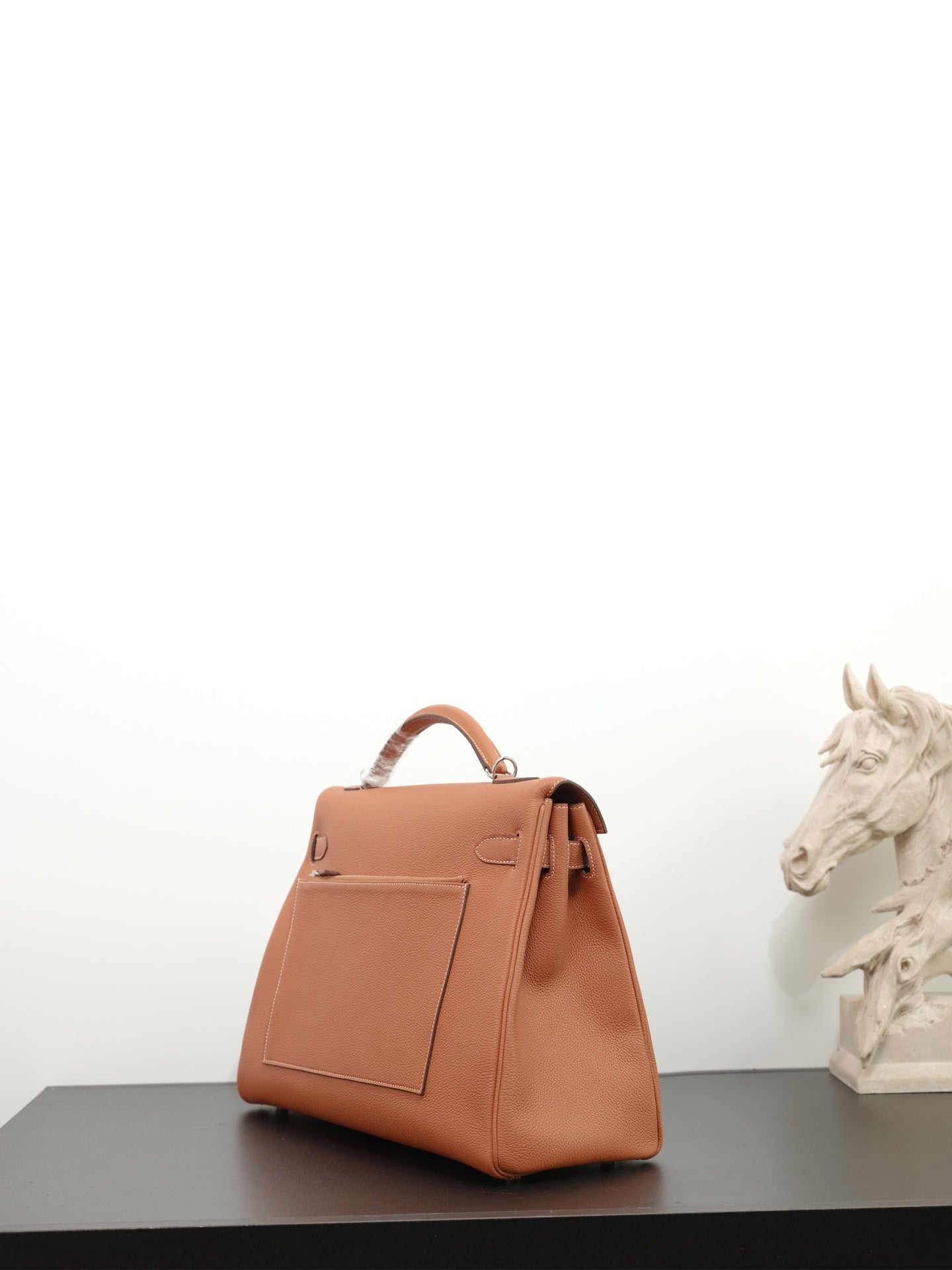 Hermes 2026 Maxi Kelly 42cm Bag Golden Brown Togo Leather 284501