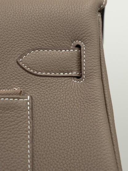 Hermes 2026 Maxi Kelly 42cm Bag Elephant Grey Togo Leather 284503