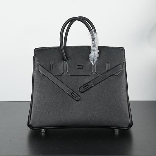 Hermes 2026 Birkin 25 Shadow Black Swift Leather 284509