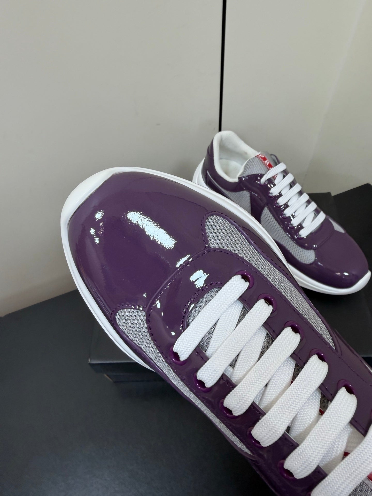 PRA 26S Casual Sneakers Purple Patent Leather 618926