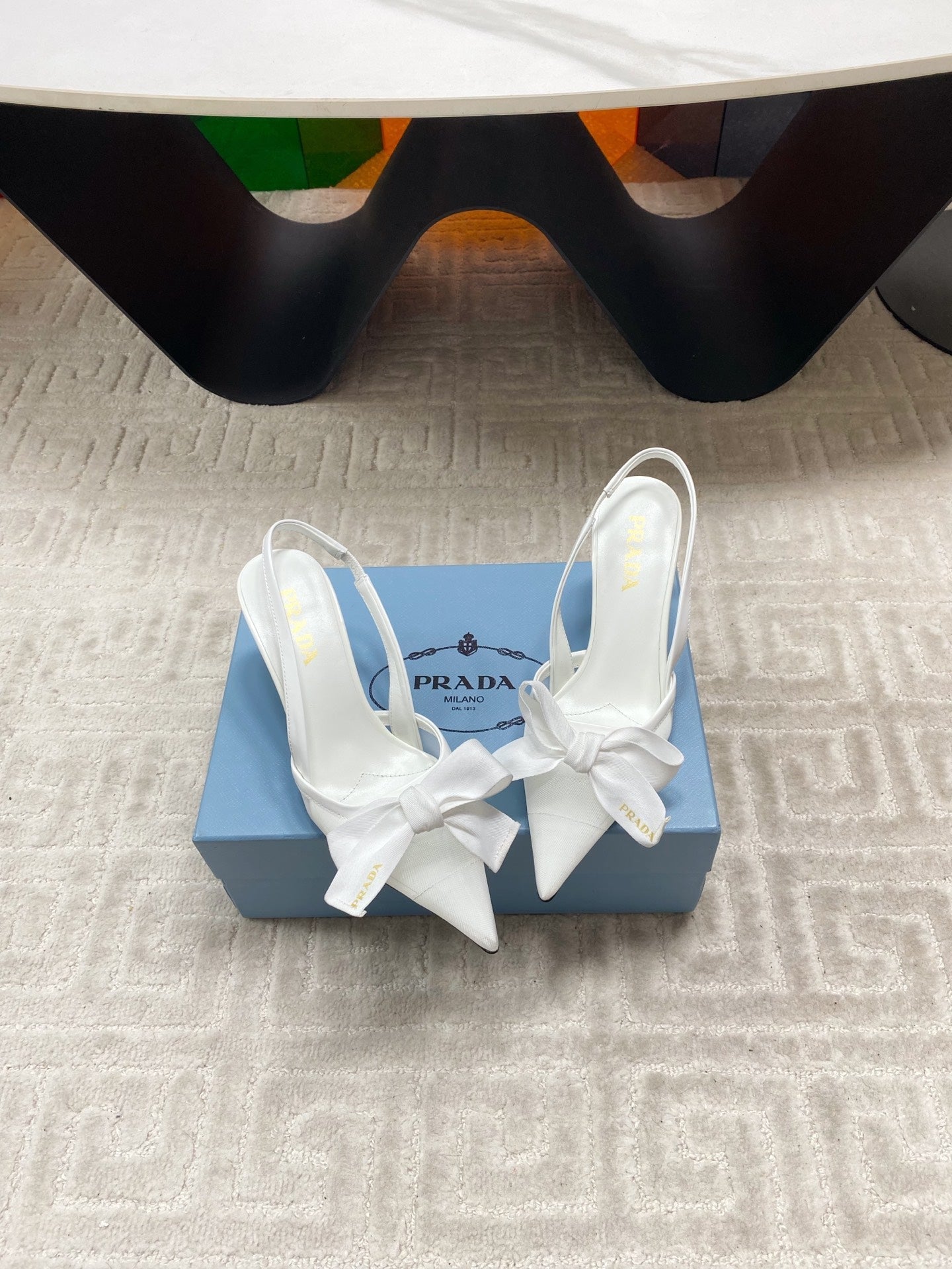 PRA 2026S Slingback 70 White Sheepskin  663435
