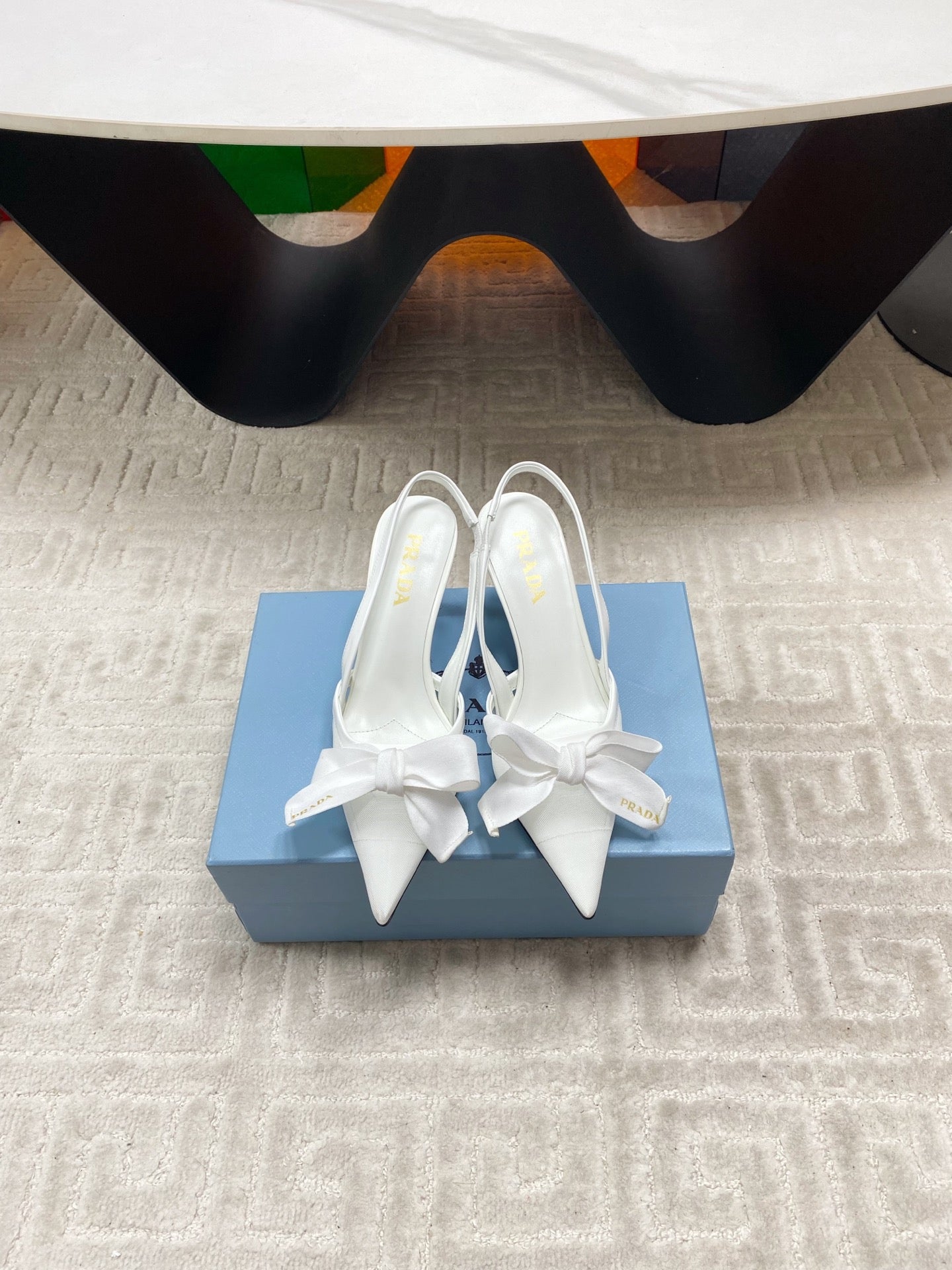 PRA 2026S Slingback 70 White Sheepskin  663435