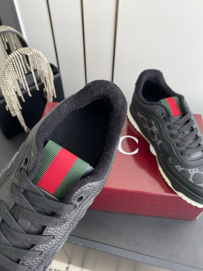 GG 26 Couple Sneakers Black Cowhide 631673