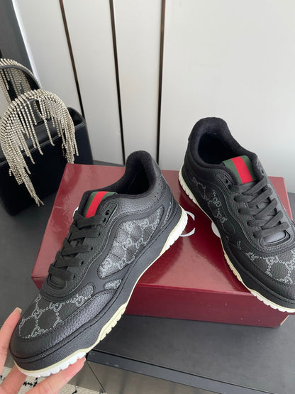 GG 26 Couple Sneakers Black Cowhide 631673