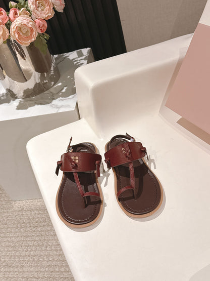 Miu Miu 2026 Sandal with Strap Leather 620680